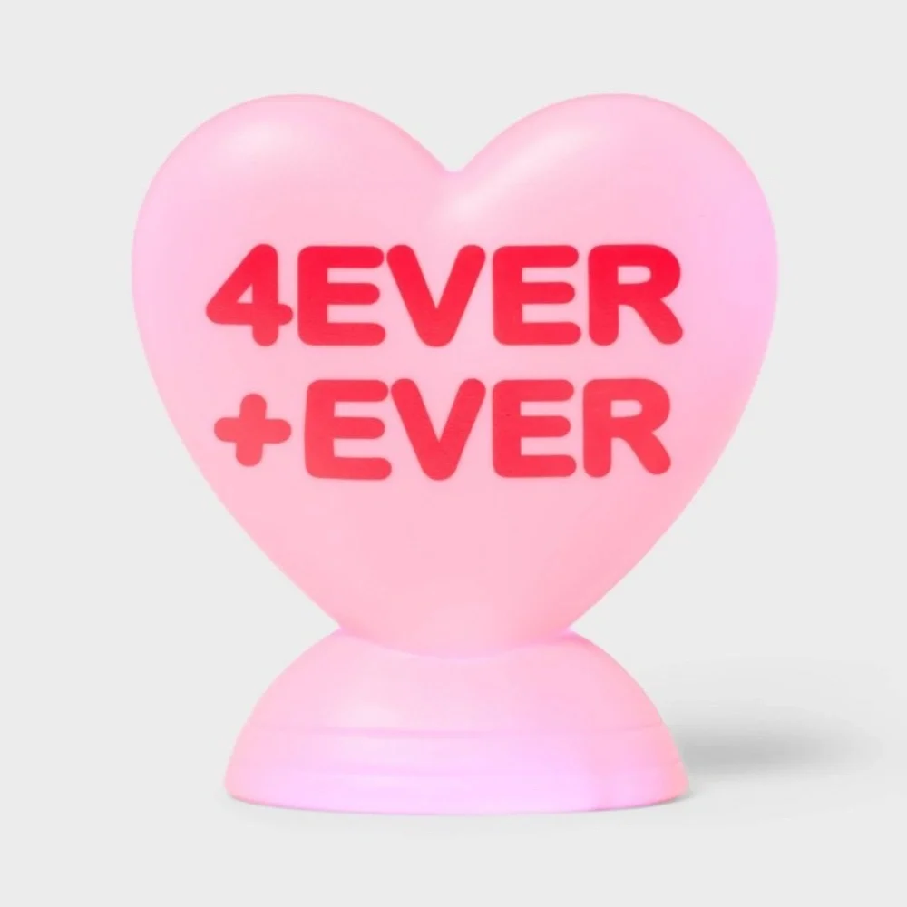 Target Spritz Valentine’s Day Pink Candy Heart Light Up Blow Mold